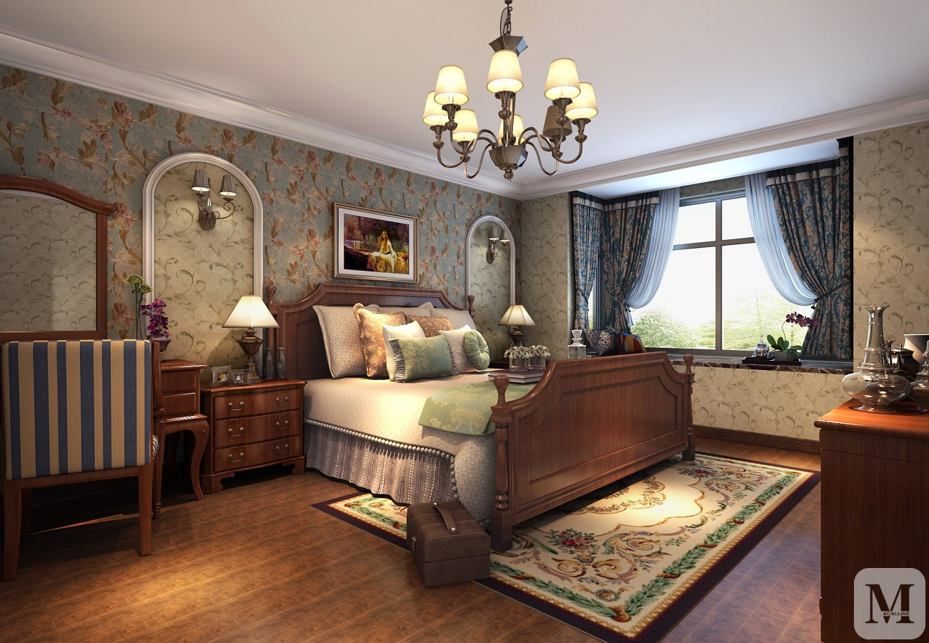 廈門美式設(shè)計風(fēng)格裝修_美式田園風(fēng)格臥室裝修圖片_美式后現(xiàn)代風(fēng)格裝修圖片