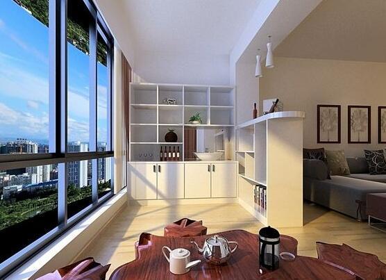 家庭裝修，陽臺這么改造，美觀又實用，太聰明了