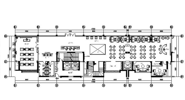 高端住宅小區(qū)售樓中心設(shè)計施工圖（含效果圖）