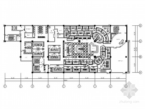 [石家莊]環(huán)境氛圍極好的酒吧室內(nèi)設(shè)計CAD施工圖（含效果圖）