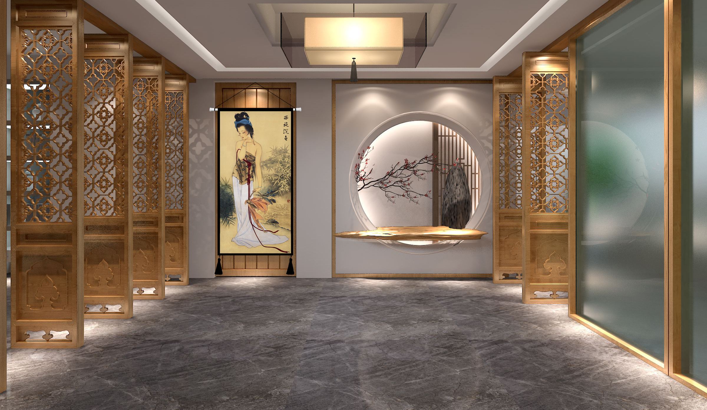 工藝品店的裝修_花店裝修效果圖工業(yè)風(fēng)_工裝設(shè)計(jì)裝修