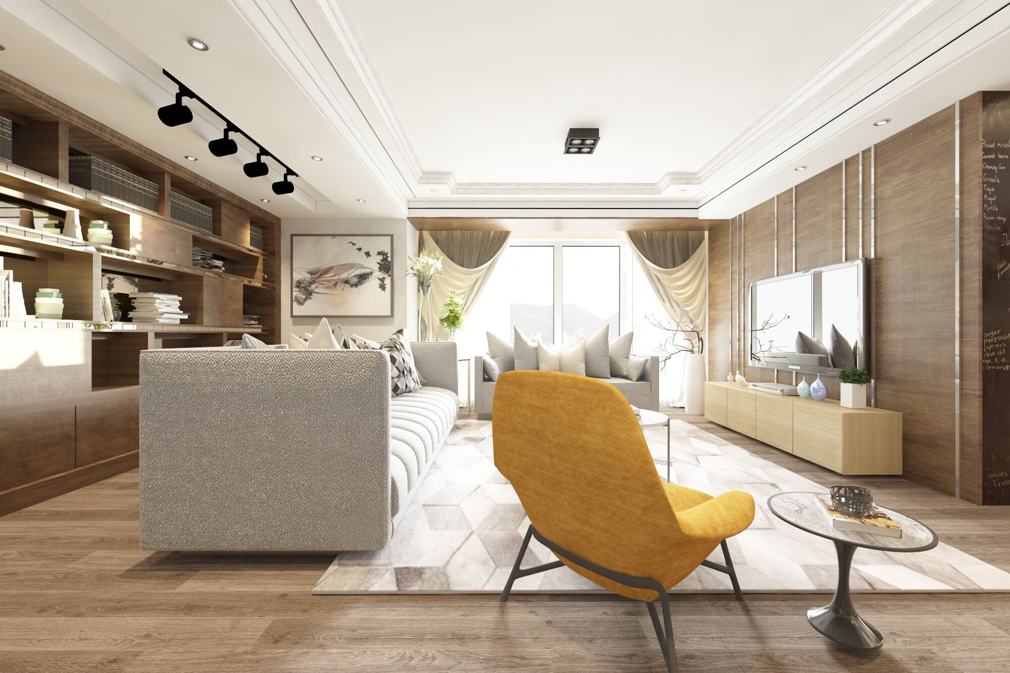 240平米的現(xiàn)代風(fēng)格，原來復(fù)式還可以這樣裝修！