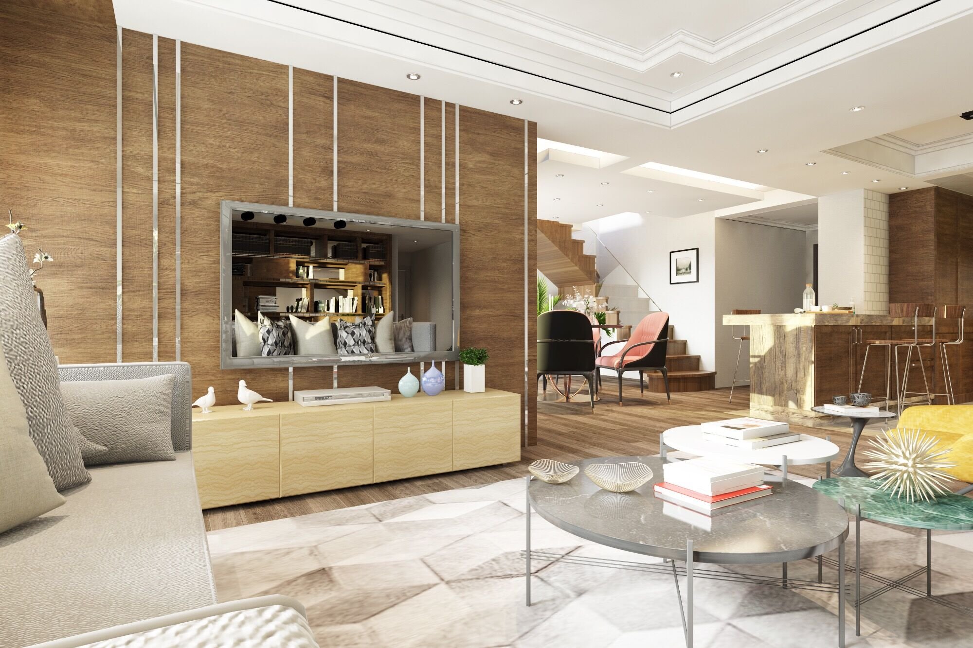 240平米的現(xiàn)代風(fēng)格，原來復(fù)式還可以這樣裝修！