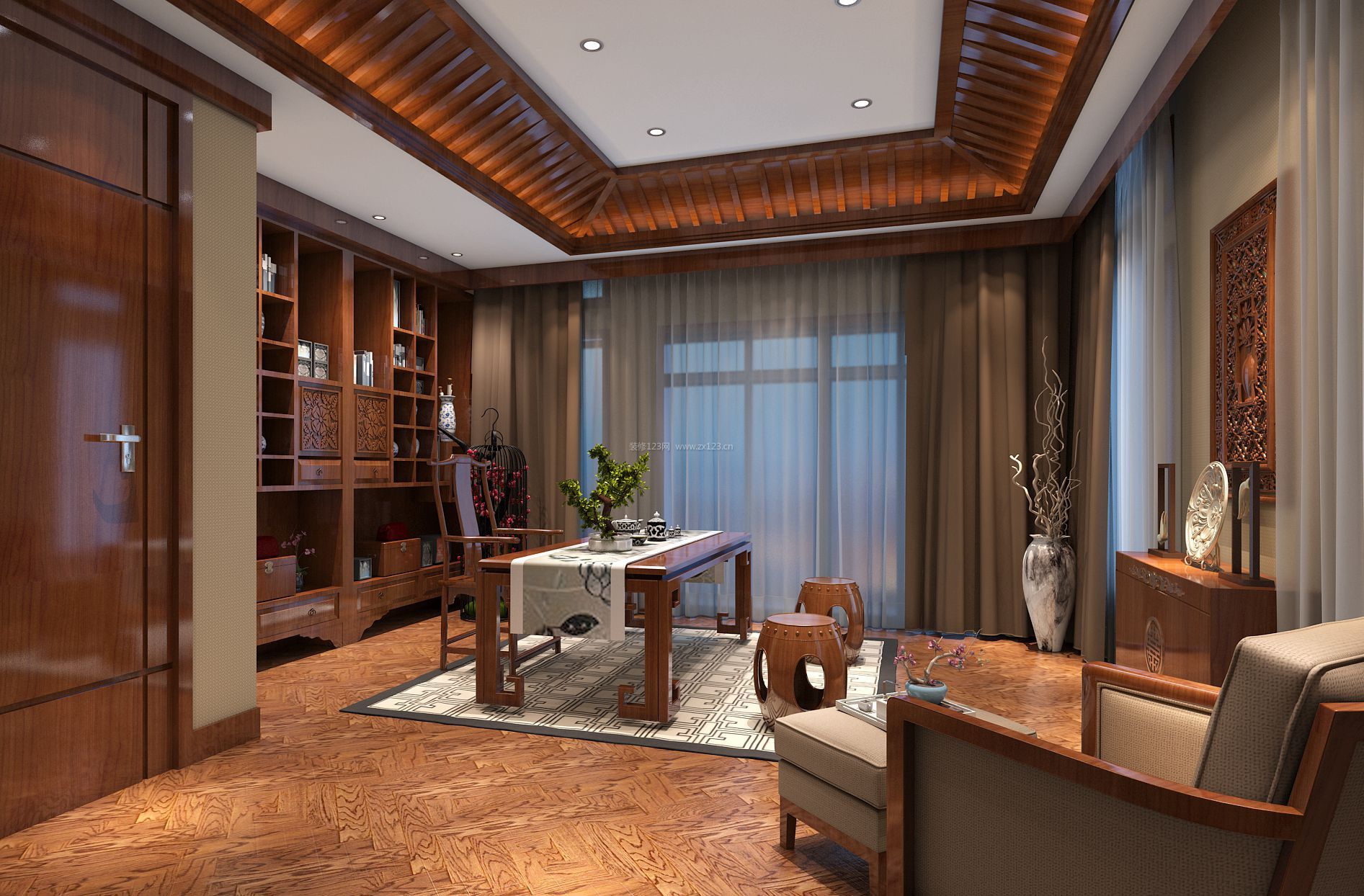 廈門新中式全包裝修_廈門裝修半包多少錢一平_廈門裝修房子全包價(jià)格一般多少