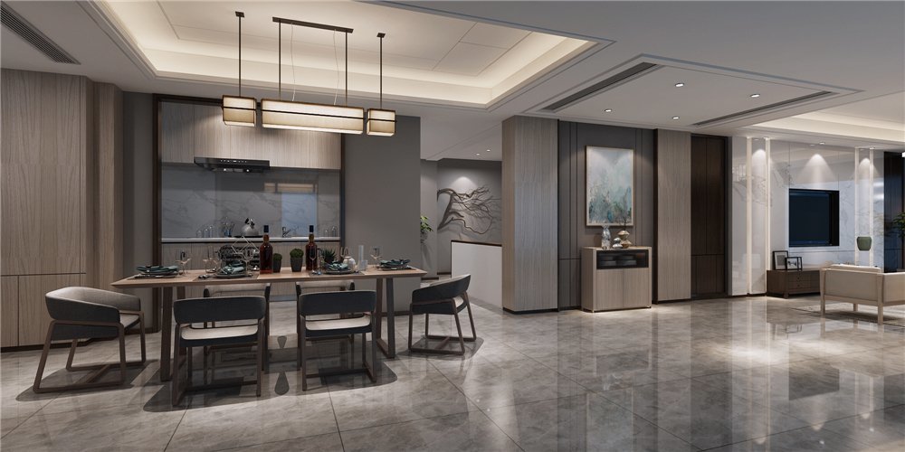 我家裝修的360平米中式風(fēng)格，半包花了22萬(wàn)元，值不值？-正榮學(xué)府壹號(hào)裝修